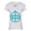 Heavy Cotton Women's V-Neck T-Shirt Thumbnail
